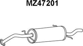 Veneporte MZ47201 - Глушитель выхлопных газов, конечный autospares.lv