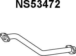 Veneporte NS53472 - Труба выхлопного газа autospares.lv