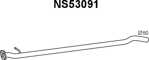 Veneporte NS53091 - Труба выхлопного газа autospares.lv