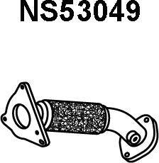 Veneporte NS53049 - Труба выхлопного газа autospares.lv