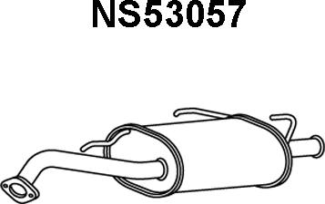 Veneporte NS53057 - Глушитель выхлопных газов, конечный autospares.lv