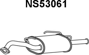 Veneporte NS53061 - Глушитель выхлопных газов, конечный autospares.lv