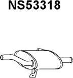Veneporte NS53318 - Глушитель выхлопных газов, конечный autospares.lv