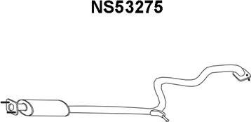 Veneporte NS53275 - Средний глушитель выхлопных газов autospares.lv
