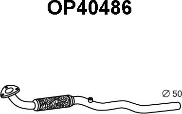 Veneporte OP40486 - Труба выхлопного газа autospares.lv