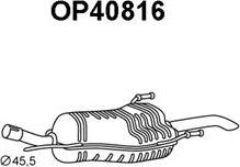 Veneporte OP40816 - Глушитель выхлопных газов, конечный autospares.lv