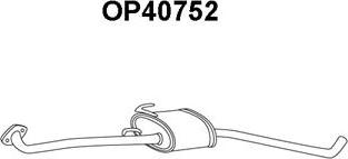 Veneporte OP40752 - Предглушитель выхлопных газов autospares.lv