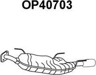 Veneporte OP40703 - Глушитель выхлопных газов, конечный autospares.lv