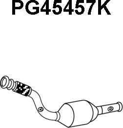 Veneporte PG45457K - Катализатор autospares.lv