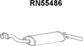 Veneporte RN55486 - Глушитель выхлопных газов, конечный autospares.lv