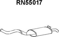 Veneporte RN55017 - Глушитель выхлопных газов, конечный autospares.lv