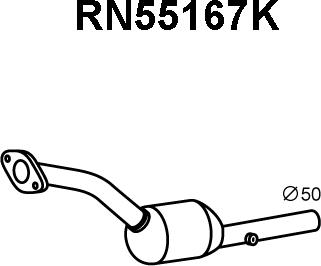 Veneporte RN55167K - Катализатор autospares.lv