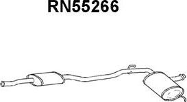 Veneporte RN55266 - Средний глушитель выхлопных газов autospares.lv