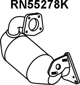 Veneporte RN55278K - Катализатор autospares.lv
