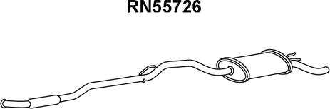 Veneporte RN55726 - Глушитель выхлопных газов, конечный autospares.lv