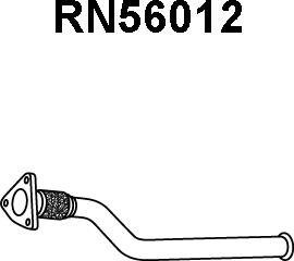 Veneporte RN56012 - Труба выхлопного газа autospares.lv