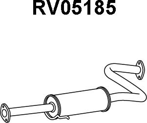 Veneporte RV05185 - Предглушитель выхлопных газов autospares.lv