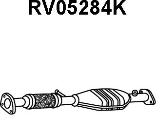 Veneporte RV05284K - Катализатор autospares.lv