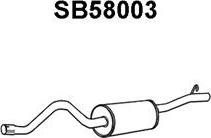 Veneporte SB58003 - Глушитель выхлопных газов, конечный autospares.lv