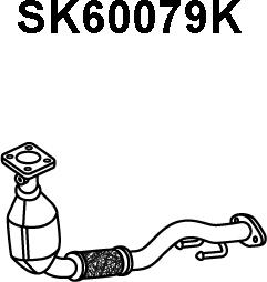 Veneporte SK60079K - Катализатор autospares.lv