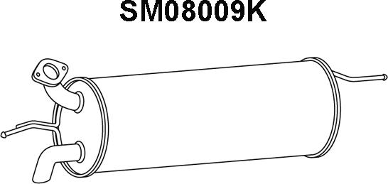 Veneporte SM08009K - Катализатор autospares.lv