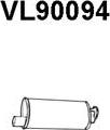 Veneporte VL90094 - Глушитель выхлопных газов, конечный autospares.lv