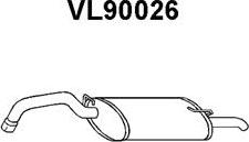 Veneporte VL90026 - Глушитель выхлопных газов, конечный autospares.lv