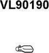 Veneporte VL90190 - Труба выхлопного газа autospares.lv