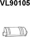 Veneporte VL90105 - Глушитель выхлопных газов, конечный autospares.lv