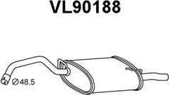 Veneporte VL90188 - Глушитель выхлопных газов, конечный autospares.lv