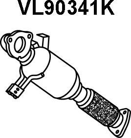 Veneporte VL90341K - Катализатор autospares.lv