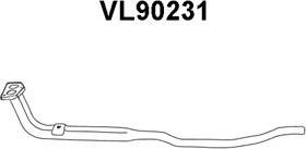 Veneporte VL90231 - Труба выхлопного газа autospares.lv
