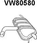 Veneporte VW80580 - Глушитель выхлопных газов, конечный autospares.lv