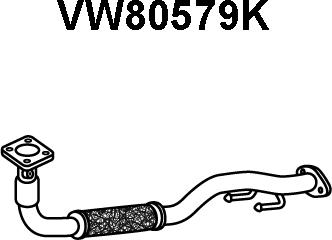 Veneporte VW80579K - Катализатор autospares.lv