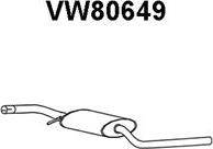 Veneporte VW80649 - Предглушитель выхлопных газов autospares.lv