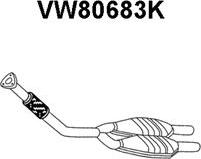 Veneporte VW80683K - Катализатор autospares.lv