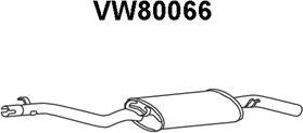 Veneporte VW80066 - Глушитель выхлопных газов, конечный autospares.lv