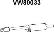 Veneporte VW80033 - Средний глушитель выхлопных газов autospares.lv