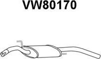 Veneporte VW80170 - Глушитель выхлопных газов, конечный autospares.lv