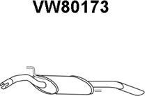 Veneporte VW80173 - Глушитель выхлопных газов, конечный autospares.lv