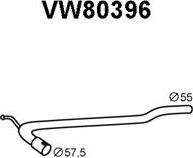 Veneporte VW80396 - Ремонтная трубка, катализатор autospares.lv