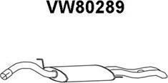 Veneporte VW80289 - Глушитель выхлопных газов, конечный autospares.lv