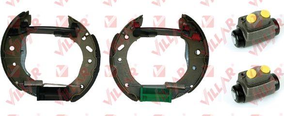 Villar 608.9994 - Комплект тормозных колодок, барабанные autospares.lv