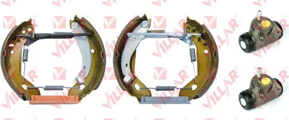 Villar 608.9969 - Комплект тормозных колодок, барабанные autospares.lv