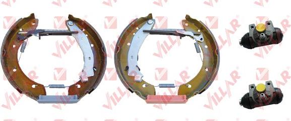 Villar 608.9967 - Комплект тормозных колодок, барабанные autospares.lv