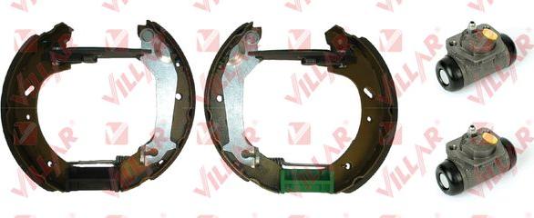 Villar 608.9986 - Комплект тормозных колодок, барабанные autospares.lv