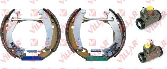 Villar 608.9926 - Комплект тормозных колодок, барабанные autospares.lv