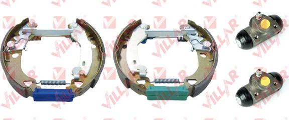 Villar 608.9976 - Комплект тормозных колодок, барабанные autospares.lv