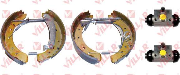 Villar 608.9419 - Комплект тормозных колодок, барабанные autospares.lv