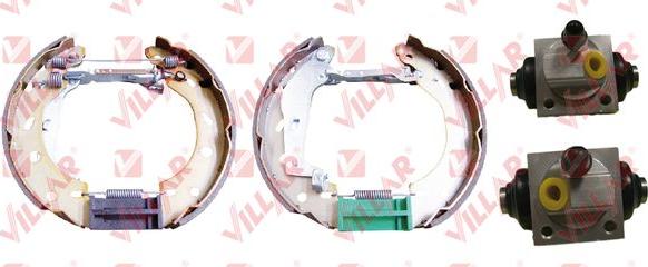 Villar 608.9414 - Комплект тормозных колодок, барабанные autospares.lv